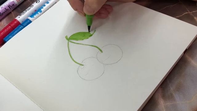 Акварельные маркеры Ecoline. Обзор. Скетчинг и каллиграфии. Цвета маркеров Эколайн