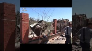 В городе Голая Пристань Херсонской области идет разбор завалов и восстановление.