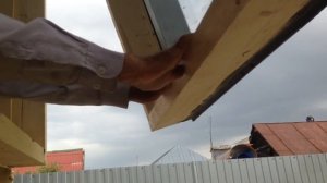 Открывающееся окно своими руками SCHUCO и деревянная рама.