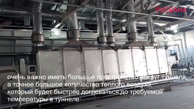 Линия сушки овощей. Промышленные сушильные туннели. Сушка адиабатическая для моркови, лука, перца.