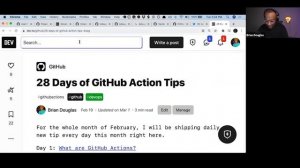 "Getting Traction with GitHub Actions" (extended session) - Brian Douglas - GitHub - Open Source 10