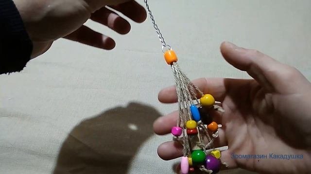 Бусины на веревочке. Зоомагазин Какадушка