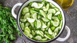 Салат из огурцов с горчицей на зиму