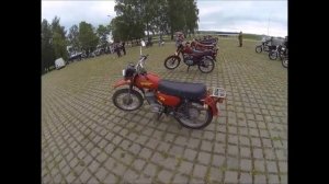 Поездка на мотоцикле JAWA в Беларусь