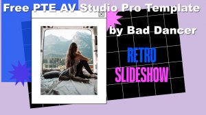 Free PTE AV Studio Pro Template - Retro Slideshow ID 04092023