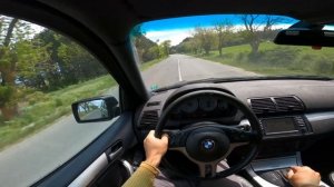 BMW X5 E53 4.4i V8 Best Moments POV Drive - Perfect ALLROUNDER?