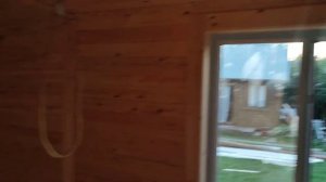 Пристройка бытовки к дому. Только сборка на участке 24 августа 2022 г.