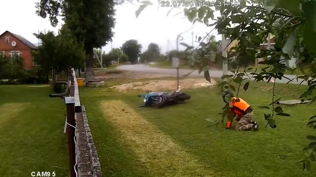 !!20160722 14-20H Мотоцикл и столб смотреть онлайн