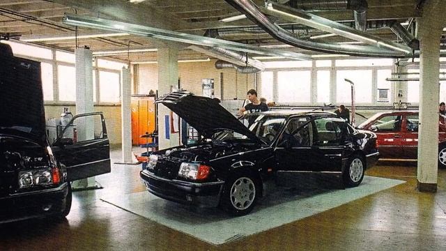 История Mercedes W124 + ВОЛЧОК, Brabus 7 3л  V12⁄572л с