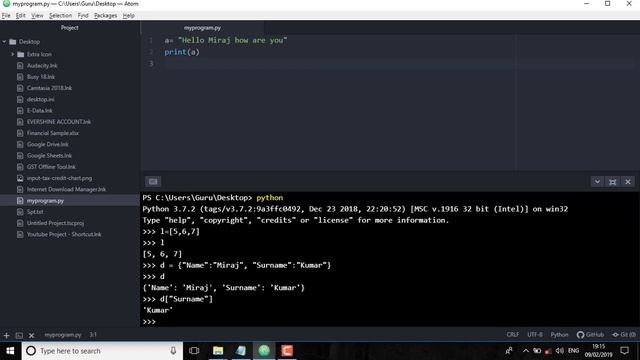 Python Dictionary data type key dictionary ka use karna hindi me abn fast