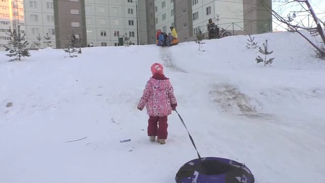 Катание на тюбингах в Челябинске Пруд "девичьи слёзы"