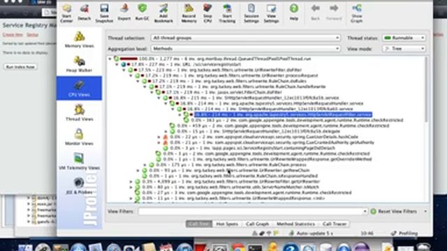 JProfiler with Google App Engine for Java (Method Execution Tracking) смотреть онлайн
