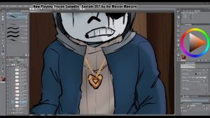 Speedpaint | Undertale Axetale AU | a light sleeper (moving GIF)