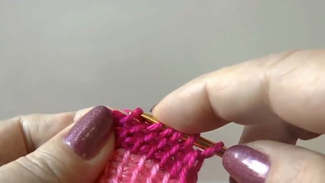 Коврик 3D. Коврик крючком. Тунисское вязание. Вязание коврика. Часть 1.