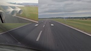 Ан-225 Мрия. Рейс Карачи-Брайз Нортон-Киев. Красивые виды из кабины.