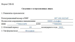 Как заполнить СЗВ М по договору ГПХ