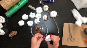 МК ХЛОПОК ЗА КОПЕЙКИ ИЗ ВАТЫ СВОИМИ РУКАМИ. DIY