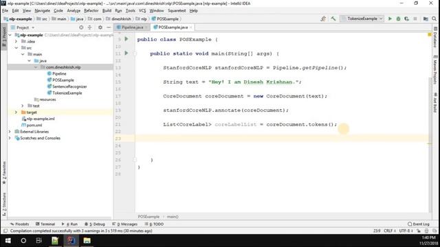 #6 Java NLP Tutorial - Parts of Speech | Natural Language Processing смотреть онлайн