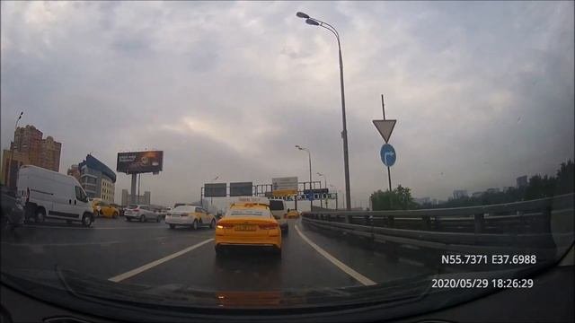 Driving In Moscow City: Выхино-Жулебино - Лефортово 29/05/2020 (timelapse 4x)
