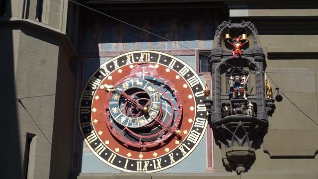 Швейцария, г. Берн. Часовая башня (Zytglogge). смотреть онлайн