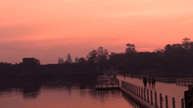 Angkor Wat. Sunrise Sunset. Cambodia. ВОСХОД СОЛНЦА. ХРАМОВЫЙ КОМПЛЕКС АНГКОР ВАТ смотреть онлайн