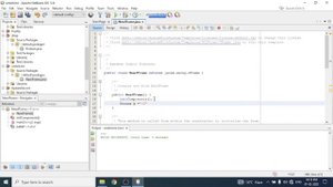 Underline Text in java Netbeans IDE