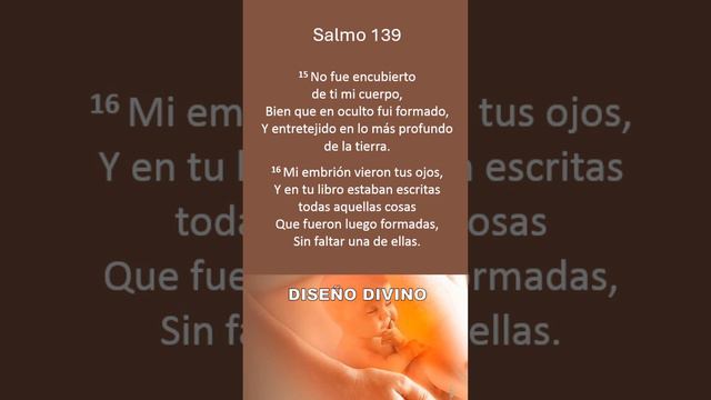 DISEÑO DIVINO NO EVOLUCIÓN | Salmo 139:13-16 #Hedjusan #creación