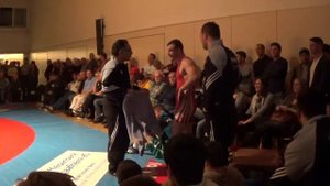 75 kg Freistil: Edvard-Sandor Vajda - Michael Heeg 0:15 TÜ (ASV Schaafheim - AC Goldbach 25:4)