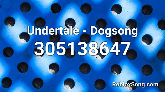 Undertale - Dogsong Roblox ID - Music Code смотреть онлайн