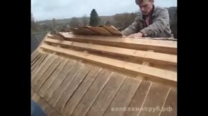 Деревянная черепица. Черепица осины. Крыша из осиновой дранки Aspen shingles | Вепсский Сруб