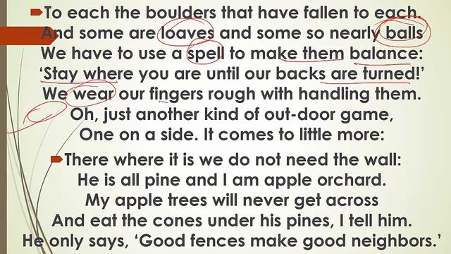 #153 Mending Wall | Robert Frost | English Literature Explanation Analysis Summary in Hindi смотреть онлайн