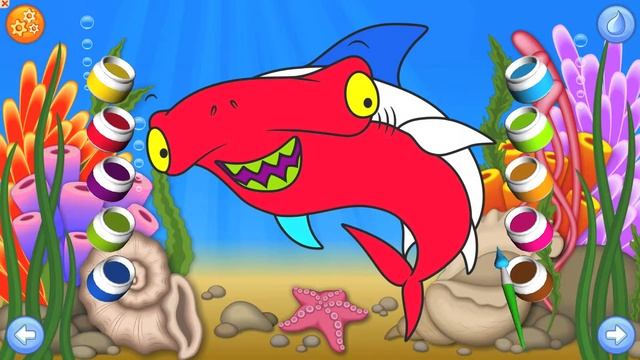 Развивающие игры  Океан   соедини по точкам и раскрась. Мультики смотреть онлайн