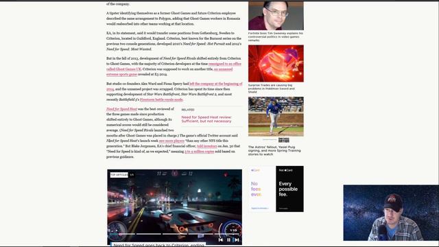 Need for Speed franchise going back to Criterion after EA closes down Ghost Games смотреть онлайн