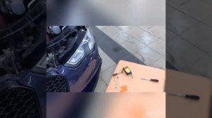Снятие переднего бампера Audi A5