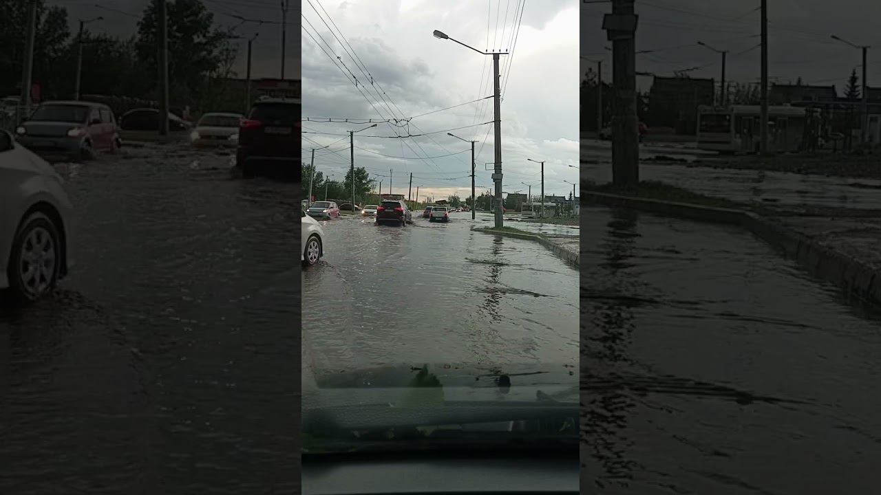 последствия ливня в омске утонуло троллейбусное кольцо и как следствие пара гидро ударов. смотреть онлайн