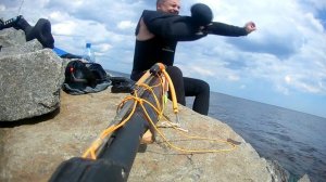 #Отдых_в_Карелии_мясо_готовим_подводная_охота