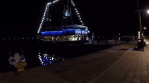 Kalamata Greece: Night Walk Around The Greek Restaurants In Kalamata Beach