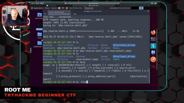 RootMe | TryHackMe Beginner CTF смотреть онлайн