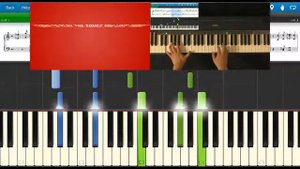 Morrowind  - The Elder Scrolls III -- piano lesson with Synthesia
