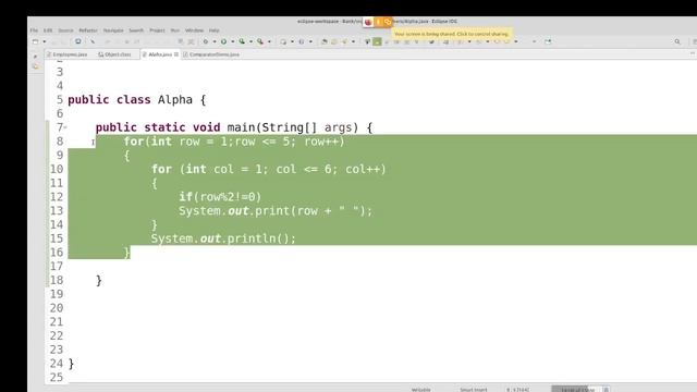 Java in Tamil - Pattern Programs for Beginners, Freshers - Muthuramalingam - Payilagam