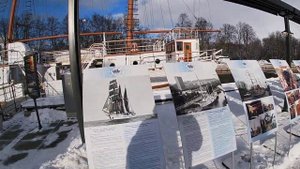 Парусник Меридиан 1948 года ,город Клайпеда  ! #gopro #Klaipeda #oldklaipeda #Meridianas