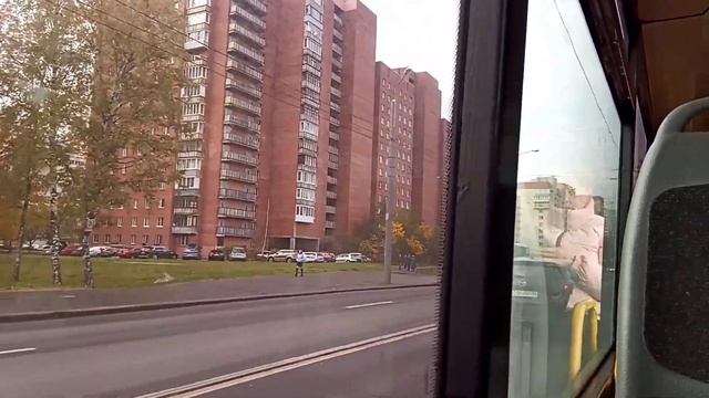 Троллейбус №37. (Ст. метро «Проспект Ветеранов» - К/ст «Улица Пионерстроя»). смотреть онлайн