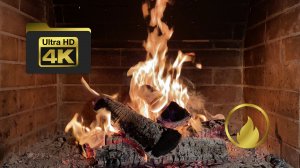 Теплота и спокойствие: Путешествие в мир релаксации у камина в 4К