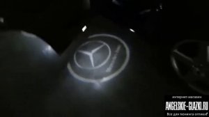 Подсветка дверей с логотипом в штатное место для Mercedes Benz