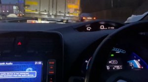 Nissan Leaf  на сколько хватит заряда динамичной езде