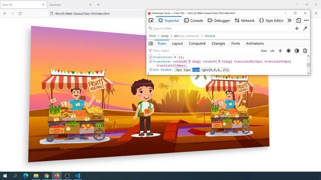 Web Design Bangla Tutorial | CSS 3D Animation Project | Web Design Tutorial Bangla Full | Part - 10