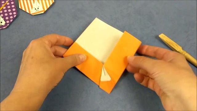 Пасхальное яйцо с зайчиком оригами | Easter paper craft | Easter paper egg with surprise inside смотреть онлайн