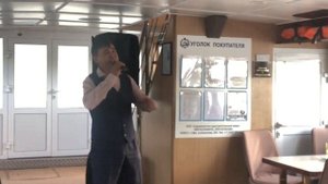 Фарваз Урманшин .Башкирские песни на теплоходе Чайка