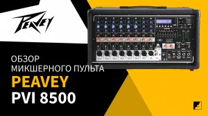 Обзор микшера PEAVEY PVI 8500 с Леонидом Рудометкиным