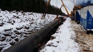 Укладка газопровода